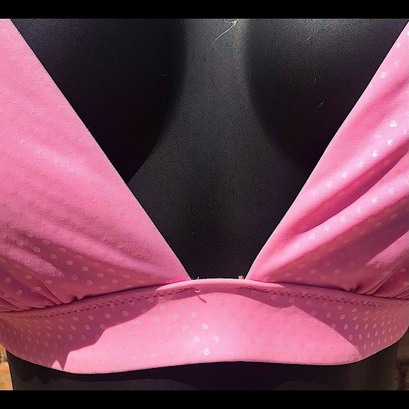 🆕🔥VS SUPER SEXY&SUPER FREAKING CUTE PINK/DAINTYSILVER DOTS BIKINI HALTER STYLE - Picture 6 of 16